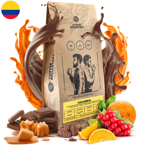 Bro Coffee Roastery - Helbønnekaffe Colombia Medellin Premium 1kg