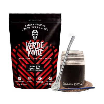 Sæt mate-te Energia 500g Gourd Bombilla