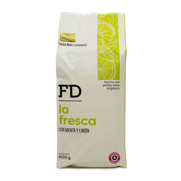 Fede Rico (FD) Menta Limon 0,5 kg 500 g - mint & lime yerba mate