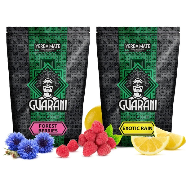 Yerba Mate Guarani Fruit Duet 2x500g sæt
