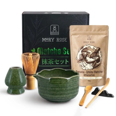 Gavesæt til at tilberede White Matcha