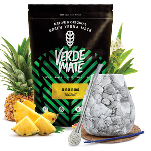 Yerba Mate Sæt Verde Mate 500g 0,5kg Kalabas + Bombilla