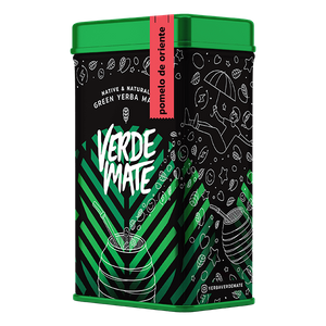 Yerbera – Metaldåse + Verde Mate Green Pomelo de Oriente 0,5 kg