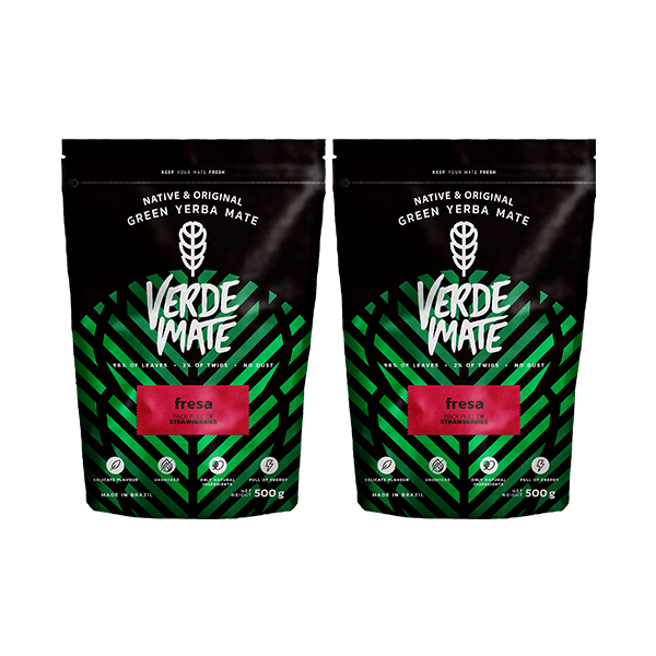 Yerba Verde Mate Grøn FRESA Jordbær 1kg 1000g
