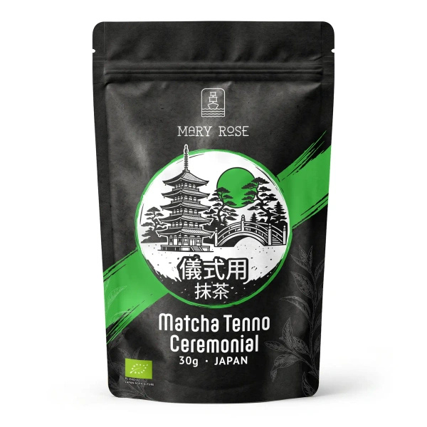 Gavesæt: japansk ceremoniel matcha + matchawan + bambustilbehør