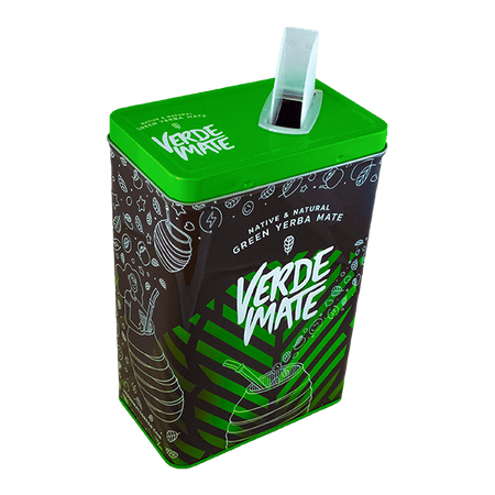 Yerbera - dåse + Verde Mate Grøn Rosa 0,5 kg 