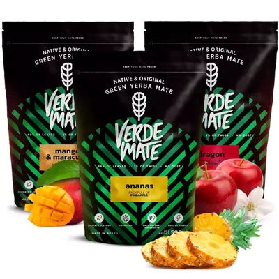Yerba mate-sæt Verde Mate Grøn frugtagtig 3x500 1,5 kg