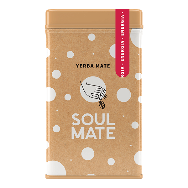 Yerbera – Metaldåse + Soul Mate Orgánica Energia 0,5 kg