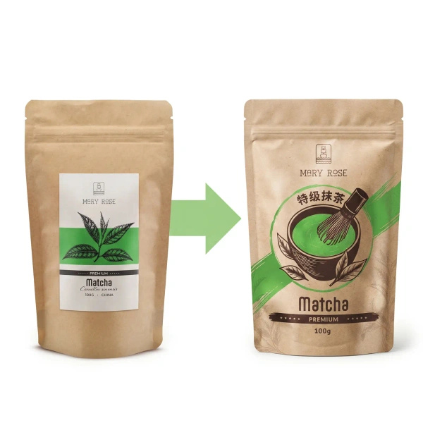 Gavesæt: premium-matcha + matchawan + bambustilbehør