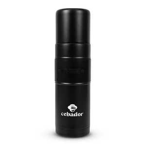 Yerbomos XL ALL IN ONE - 750ml - Mate-kop, termokande og bombilla i én (sort)
