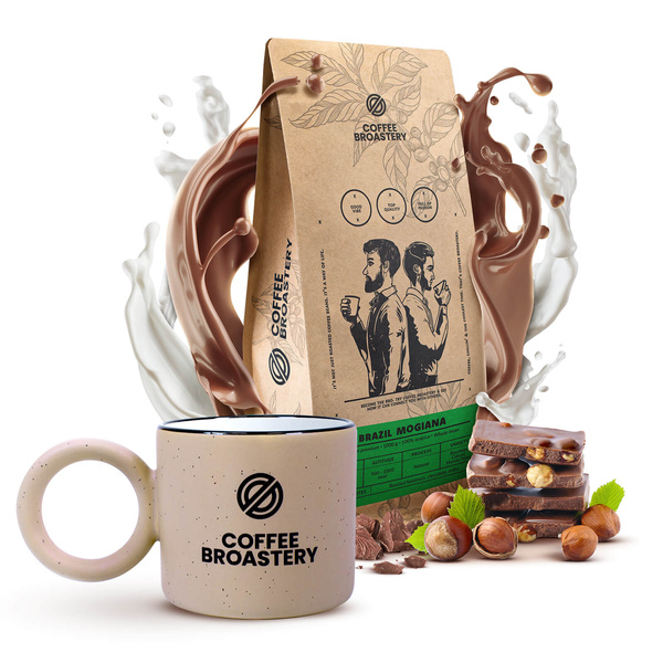 Bro Coffee Roastery sæt: Brazil Mogiana kaffe + krus