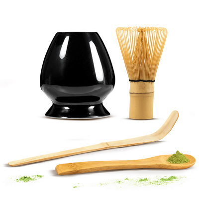 Sæt med tilbehør til brygning af matcha-te