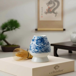 Ceremonielt sæt til brygning af matcha-te: japansk økologisk matcha 30g + tilbehør