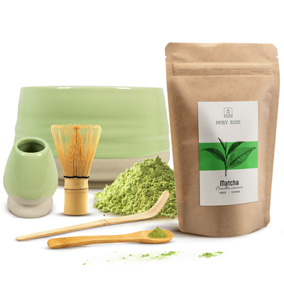 Sæt til brygning af matcha-te