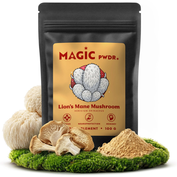 Magic Pwdr – Lion’s Mane – Pindsvinesvamp 100 g