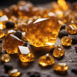 Sæt af natursten, krystaller og røgelse - esoterik, yoga, meditation