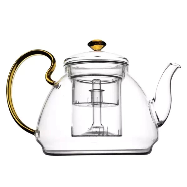 Glas tekande med brygger Diamante 1200ml