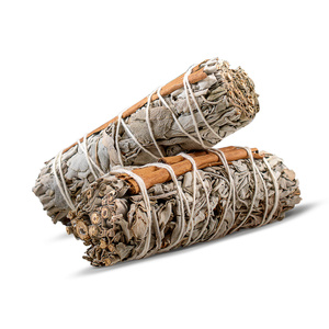 Hvid Salvie med kanel - Røgelse 20-30g (bundt)