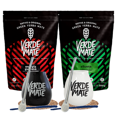 Yerba Verde Mate-sæt Silueta 500g + Energia 500g
