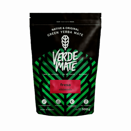 Yerba Verde Mate Grøn Fresa 0,5kg