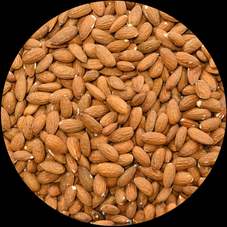 17 x Naturlige mandler (mørke) 1 kg