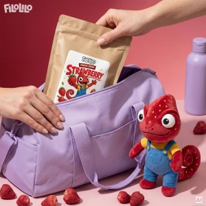 FiloLilo – Frysetørrede jordbær (hele) 100 g