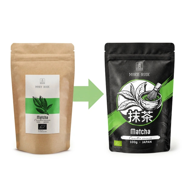 Gavesæt: 3x japansk matcha + bambustilbehør