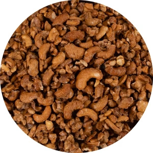Nustino Crunch – Ristede cashewnødder – Honey Mustard Crunch 100 g