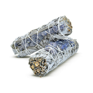 Hvid Salvie med lavendel - Røgelse 20-30g (bundt)