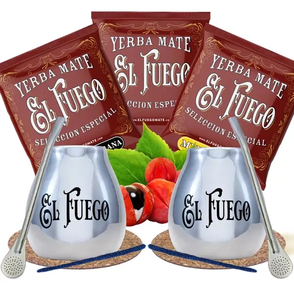 Yerba Mate sæt til par El Fuego DEN BEDSTE
