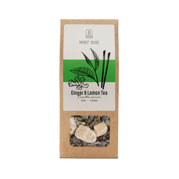 Mary Rose – Ginger & Lemon Te – 50 g