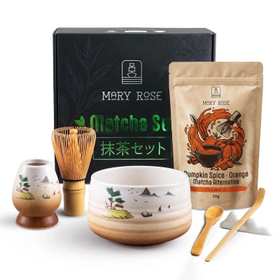 Gavesæt til at tilberede Orange Matcha