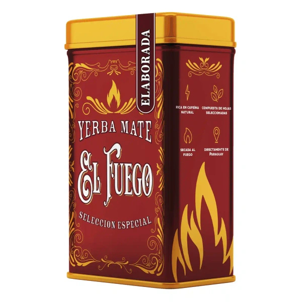 Yerbera – Metaldåse + El Fuego Elaborada 0,5 kg