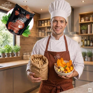 Nustino – Jordnøddesmør i pulverform – Pumpkin Spice (uden tilsat sukker) 400 g