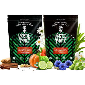 Yerba Mate Verde Mate-sæt: Ashwagandha + Pumpkin Spice