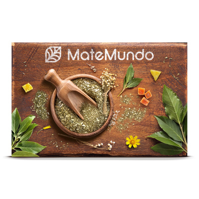 Køleskabsmagnet med MateMundo-logo