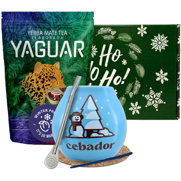 Vintergavesæt Yerba Mate Yaguar Winter Prune 0,5kg
