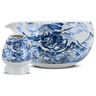 Sæt med tilbehør til brygning af matcha-te