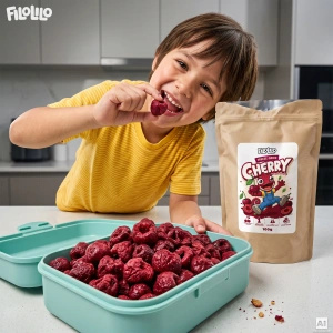 FiloLilo – Frysetørrede kirsebær (hele, uden sten) 100 g