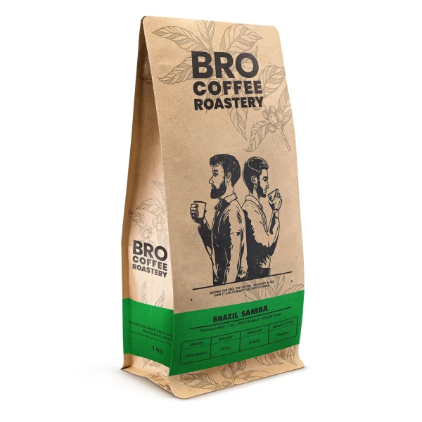 Bro Coffee Roastery – Helbønnekaffe Brazil Samba Premium 1kg