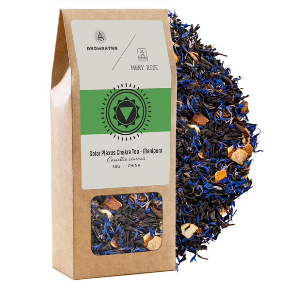 Aromantra x Mary Rose – Solar Plexus-chakra te Manipura (sort te) 50 g