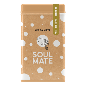Yerbera – Metaldåse + Soul Mate Orgánica Siempre 0,5 kg