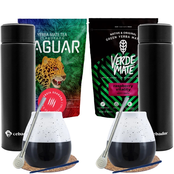 Yerba Mate Sæt til to + Termokande