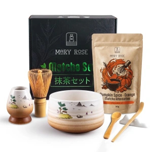 Gavesæt til at tilberede Orange Matcha