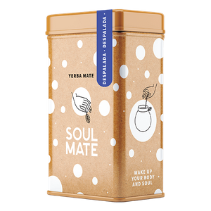 Yerbera – Metaldåse + Soul Mate Orgánica Despalada 0,5 kg