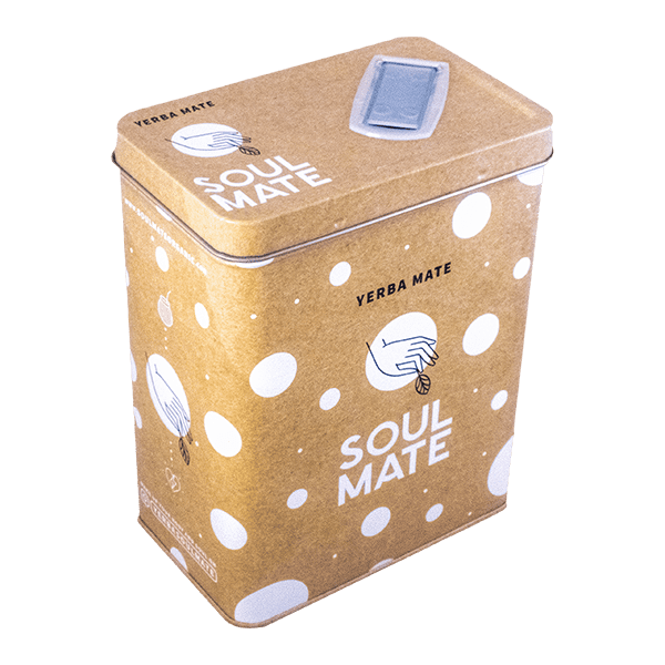 Yerbera – Metaldåse + Soul Mate Orgánica Frosty Season 0,5 kg