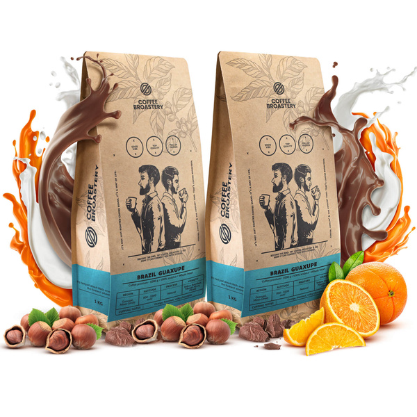 Sæt Bro Coffee Roastery Brazil Guaxupe 2x1kg (2kg)