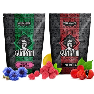 Yerba Mate Guarani frugt- og energisæt 2x500g