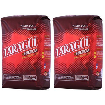 Yerba Mate sæt 2x TARAGUI Energia 500g 0,5kg