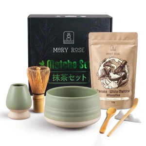 Gavesæt til at tilberede White Matcha